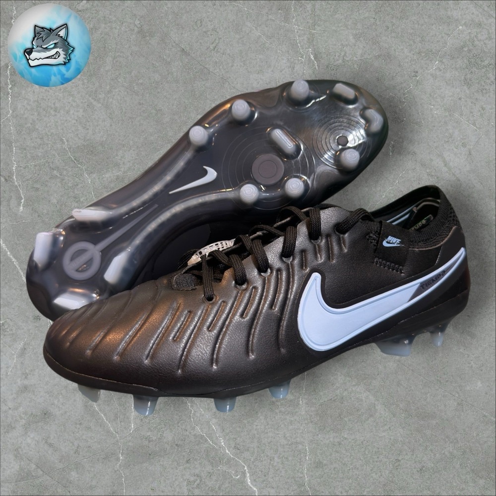 Nike Tiempo Legend 10 Elite FG Soccer Cleats Black Men's Size 6 DV4328-003